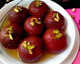 A picture of step 12 of Peanut Stuffed Chhole Paneer Gulabjamun.