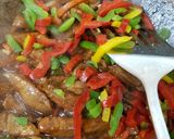 A picture of step 10 of My Tasty Pork Stir Fry Noodles & Pineapple. 😀.