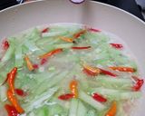 Foto langkah ke 4 dari resep Tumis labu siam pokcoy.