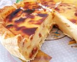 Une image de l'étape 5 de Tarte au flan rhum raisins.