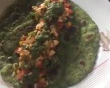 A picture of step 5 of Palak veg Roll.
