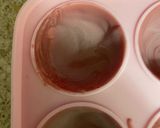 A picture of step 2 of Pink tea chocolate bombs.