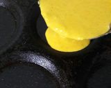 A picture of step 7 of Smiley Cucumber Pancake.