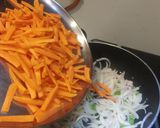 A picture of step 3 of Cabbage-carrot sabzi.