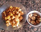 Foto del paso 4 de la receta: Arroz "Super" vegetariano, con tofu, quinoa, mijo y hongo...😉🍽