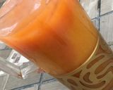 A picture of step 1 of Mango and carrot juice.