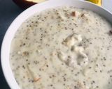 A picture of step 3 of Fruity Oats porridge 🥣.