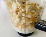 A picture of step 2 of Popcorn barfi.