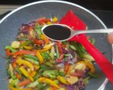 A picture of step 5 of Stir Fried Vegetables.