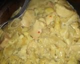 Foto del paso 6 de la receta: Fideos con pollo y jamon a la crema