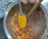 Foto del paso 5 de la receta Sopa de zanahoria y patatas a la mantequilla con pan tostado y queso gratinado