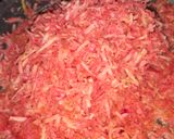 A picture of step 1 of Gajar ki kheer.