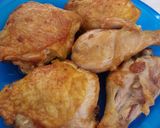 A picture of step 8 of Jollof Rice and Stewed Chicken! Nigerian Recipe!.