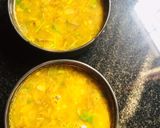 A picture of step 3 of Plantain flower horse gram soup.