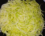 Foto del paso 5 de la receta Spaguetis de calabacín con salsa de queso