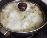 A picture of step 4 of Pasta Primavera.