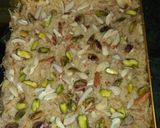 A picture of step 3 of Semiya Coconut Sandesh.