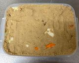 A picture of step 3 of Japanese ‘Nukazuke’ (fermented vegetables).