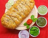 A picture of step 8 of Sheekh Kabab Braided Bread.