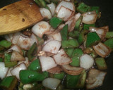 A picture of step 4 of Chilli Paneer.