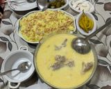 صورة لخطوة 5 من وصفة لبن و ارز باللحمه الشقف