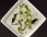 A picture of step 7 of Snake gourd white gravy.