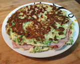 Foto del paso 8 de la receta: Tortilla de Brócoli rellena de Jamón cocido