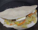 Foto del paso 7 de la receta: Quesadillas🧀de pollo🍗y vegetales🥙en salsa🌮de cilantro🌿🧀🌯
