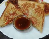 A picture of step 7 of Aloo Tikki Tawa Sandwich.