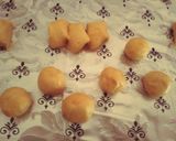 Une image de l'étape 2 de Mchawek (boules aux cacahuettes et miel).