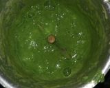 A picture of step 2 of Minty Bottle guard and drumstick juice.