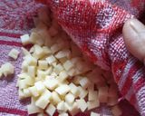 A picture of step 4 of French fries corn potato paneer drum stick.