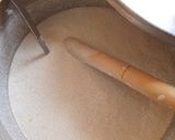 A picture of step 3 of Rice pancake(sinasir).