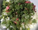 A picture of step 2 of Red Beans Salad.