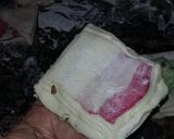 A picture of step 5 of Khoya khaja.
