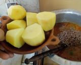 A picture of step 2 of Masoor Biryani.