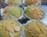 Foto langkah ke 4 dari resep Bolu mentega pandan 2 in 1 (otang).
