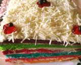 Foto langkah ke 5 dari resep Rainbow Cake Kukus Ny. Liem Super Lembut.