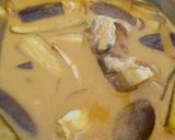Gambar langkah 5 resipi Gulai Ikan Cencaru Bersantan.
