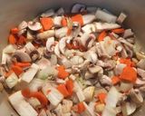 A picture of step 2 of Mushroom quinoa.