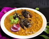 A picture of step 6 of Keema Bagara Baingan.