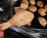 A picture of step 4 of Soya chunk chickpea kabab.