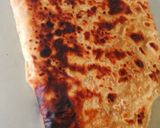 A picture of step 5 of Veggie Chapati (left over) Wrap.