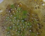 A picture of step 2 of Muli k patto ki sabji.