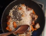 Foto del paso 7 de la receta Arroz pipián rojo con cerdo y calabaza