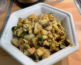 A picture of step 12 of Pork Sauté with Fennel and Cheesy Zucchini.