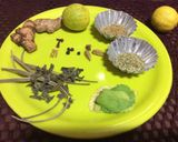 A picture of step 1 of Immunity Kadha for Covid19.