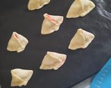 A picture of step 12 of Strawberry Stuffed Baked Samosa with Chocolate Ganache.