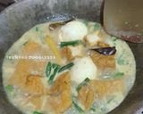 Foto langkah ke 3 dari resep PGBA42 Tahu coklat kuah kuning ditemani telur dan kacang panjang.