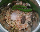 A picture of step 1 of Dahi Vada.